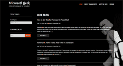 Desktop Screenshot of microsoftgeek.com