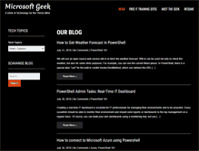 Tablet Screenshot of microsoftgeek.com